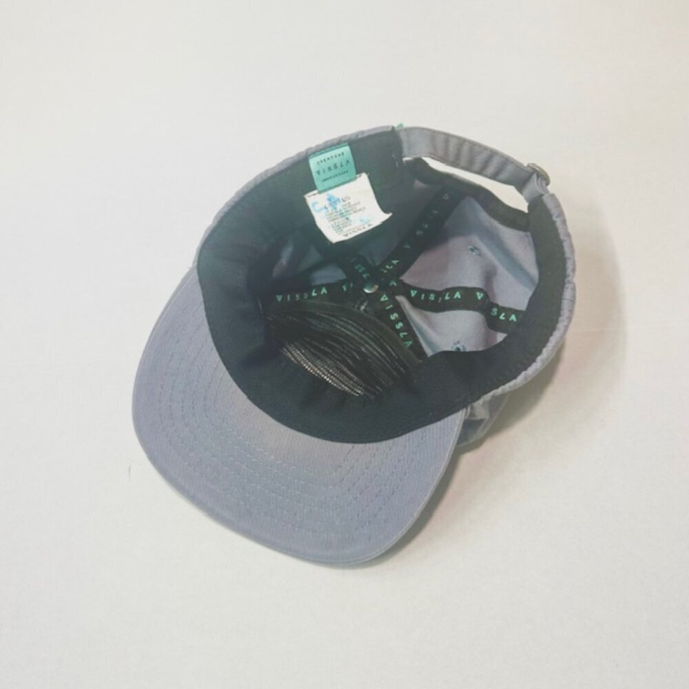 Vissla Mens Hat The Ecology Center Embroider Wide Brim Adjustable Strap Gray OS - Picture 11 of 15